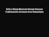 Bo?te ? Bijoux Musicale Arirang Chanson Traditionnelle Cor?enne Grue Romantique