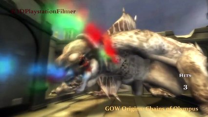 God of War Origins Collection: Chains of Olympus Walkthrough Part 5 -The Basillisk Strikes (Hard)