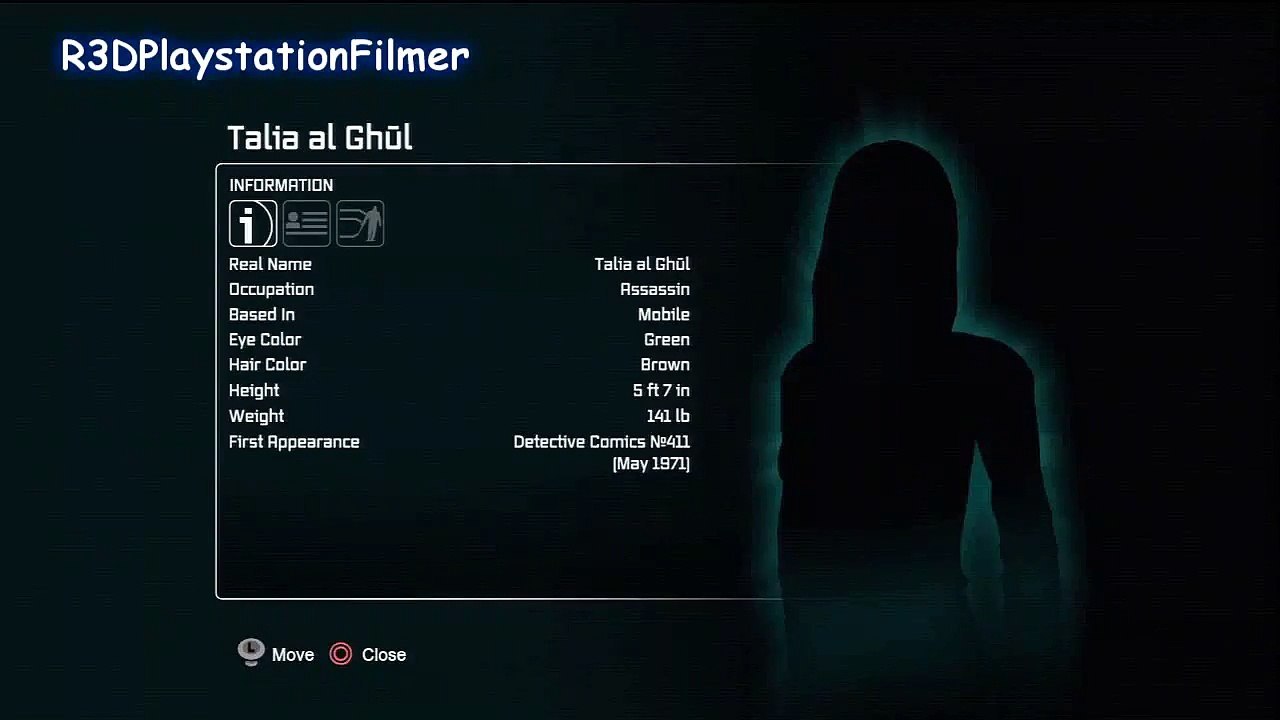 Batman Arkham City Talia al Ghul Info