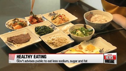 Gov't releases new healthy eating guidelines