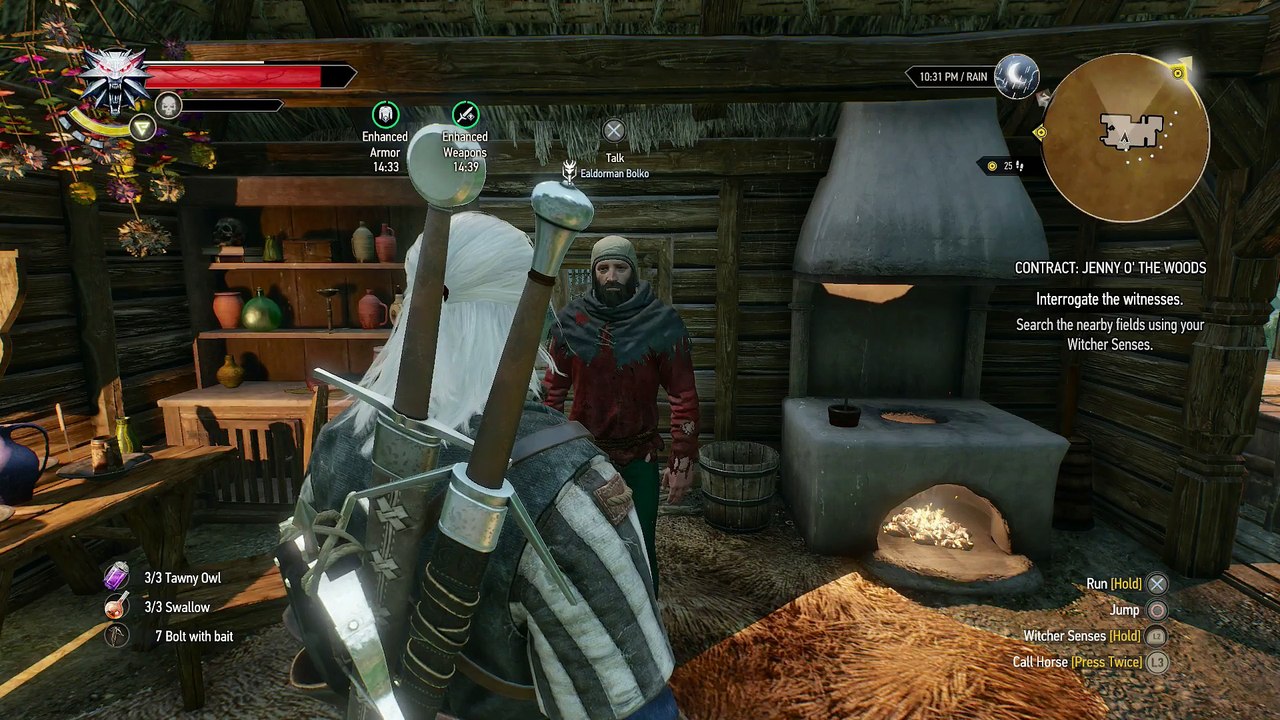 WITCHER 3 DEATH MARCH! WALKTHROUGH 47 - CONTRACT JENNY O' THE WOODS BOSS