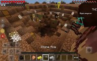 Minecraft pe Hunger Games (I died)