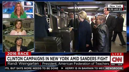 Hillary Clinton Struggles With NYC Subway Card