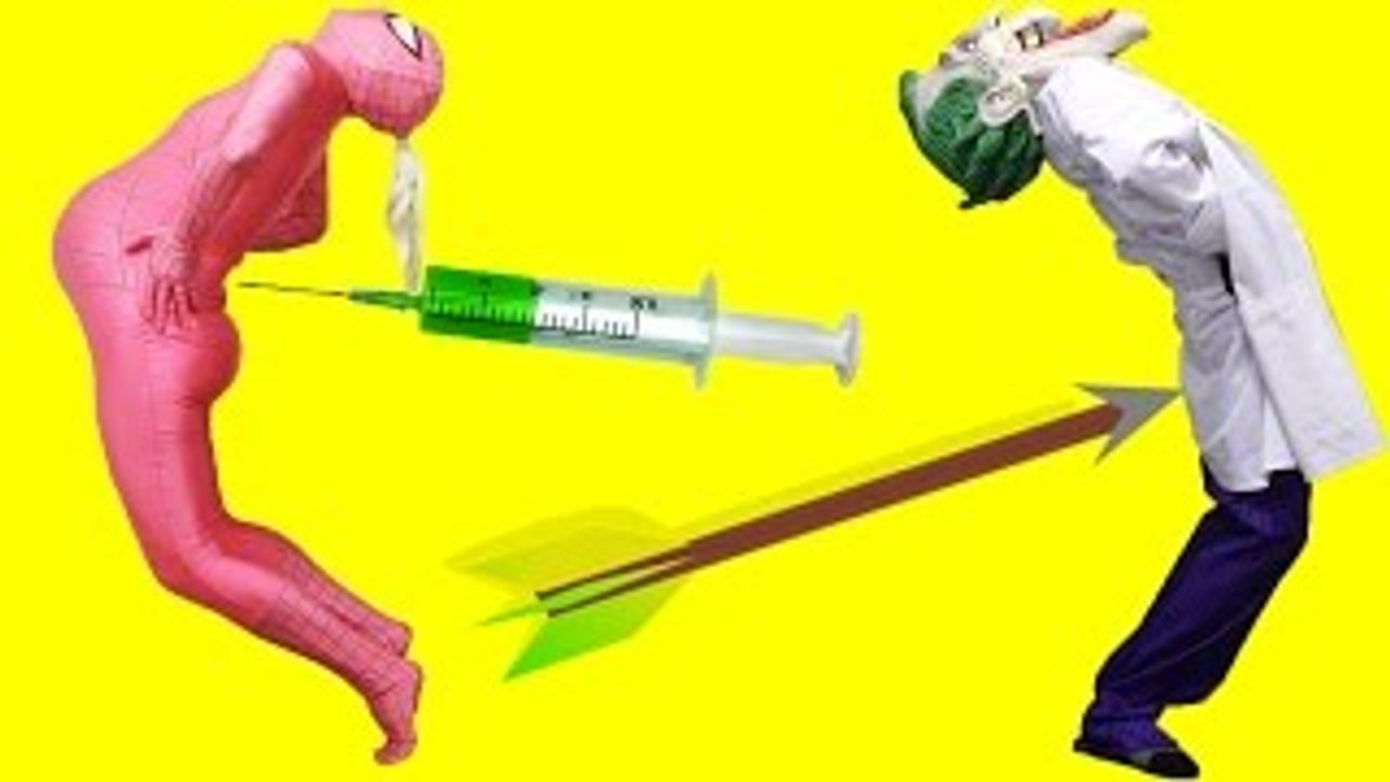 Spiderman Frozen Elsa & Pink Spidergirl VS Maleficent vs Doctor Surprise Egg Hunt! Superheroes IRL