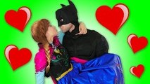 Batman & Frozen Anna vs Joker vs Spiderman kidnapped - Fun Superhero in Real life