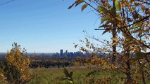 Travel Alberta - Looking over to Calgary Tower from Nose Hill Park, Calgary.