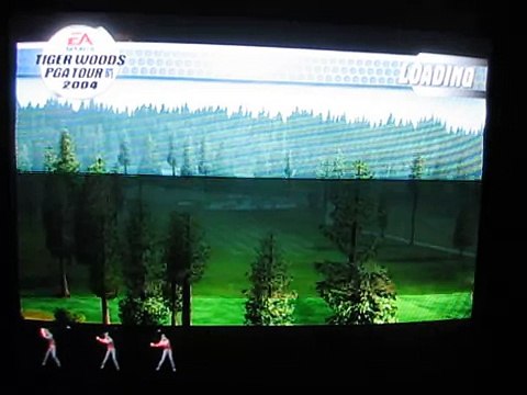 Tiger Woods PGA tour 2004 amazing putt
