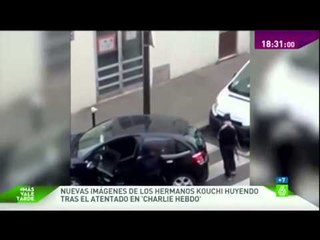 Nuevo video revela escape de atacantes de semanario francés