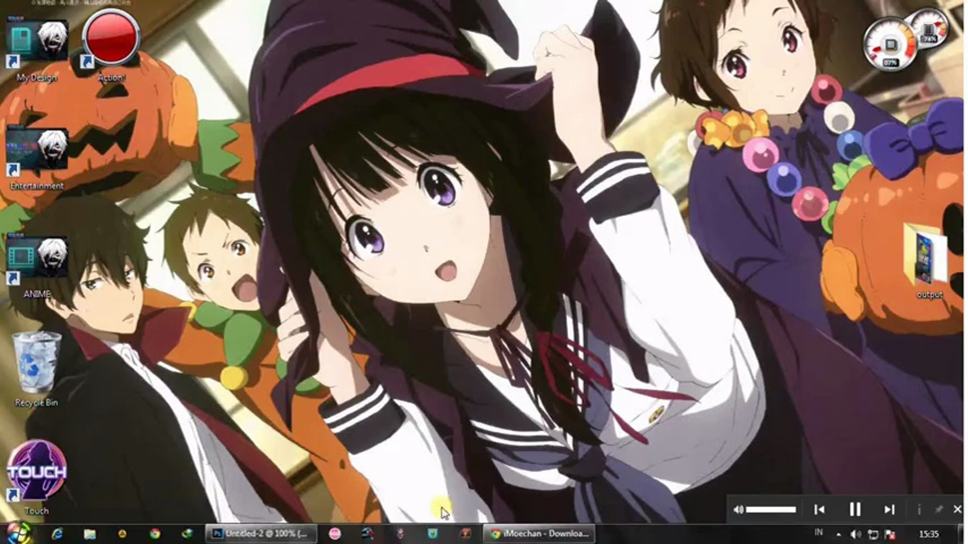 ⁣How To Make Facebook Cover for Anime in Photoshop - Tutorial