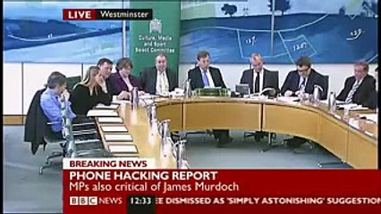 Culture Select Committee: Watson Cornered