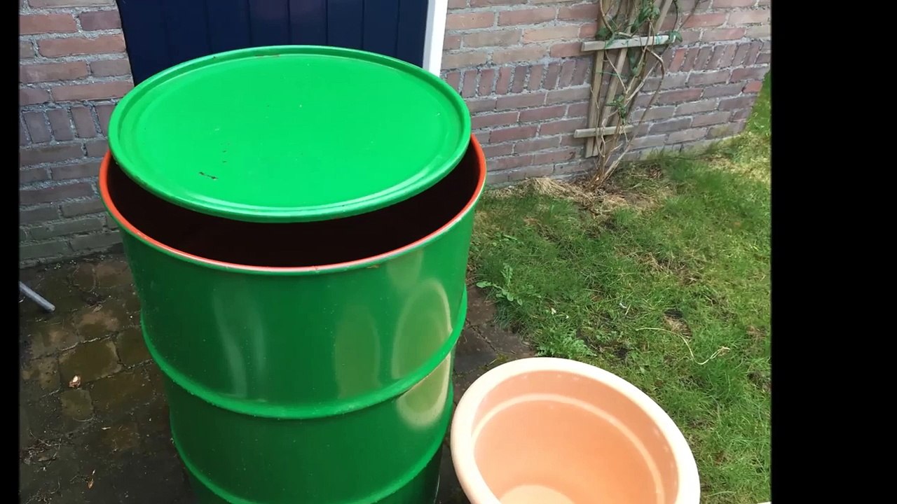 How to make a flower pot Tandoor in an oil drum