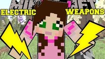 Minecraft PopularMMOs: PAT AND JEN ELECTRIC WEAPONS! Custom Command