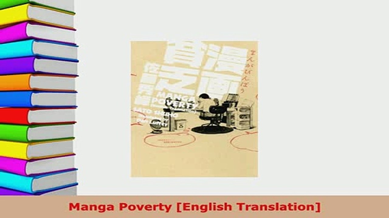 PDF  Manga Poverty English Translation Ebook