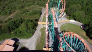 Speed No Limits Roller Coaster POV Only Front Seat Onride Oakwood Theme Park Wales UK