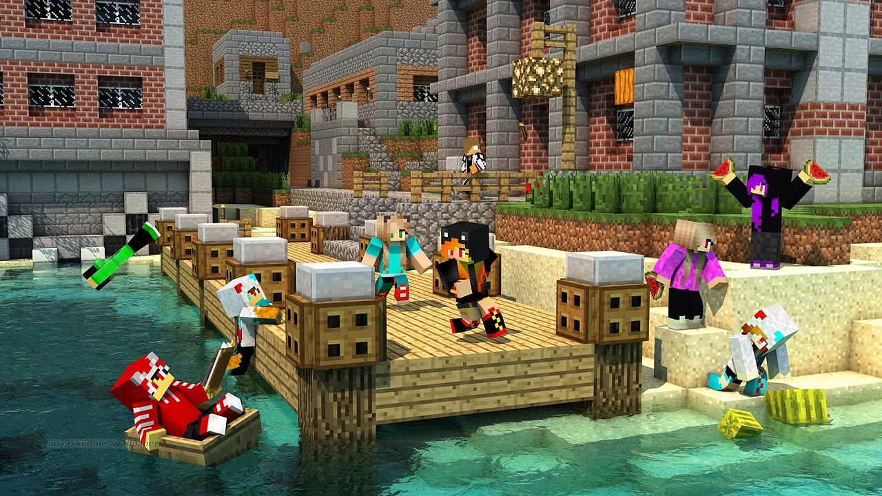 Minecraft slideshow part 3 ( song demons)