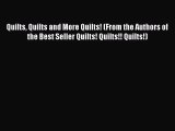 Read Quilts Quilts and More Quilts! (From the Authors of the Best Seller Quilts! Quilts!! Quilts!)