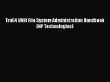 PDF Tru64 UNIX File System Administration Handbook (HP Technologies)  EBook