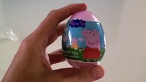 Peppa Pig Surprise Egg Peppa Pig Eggs Huevos Sorpresa Peppa Pig Juguetes Toy Videos Part 1