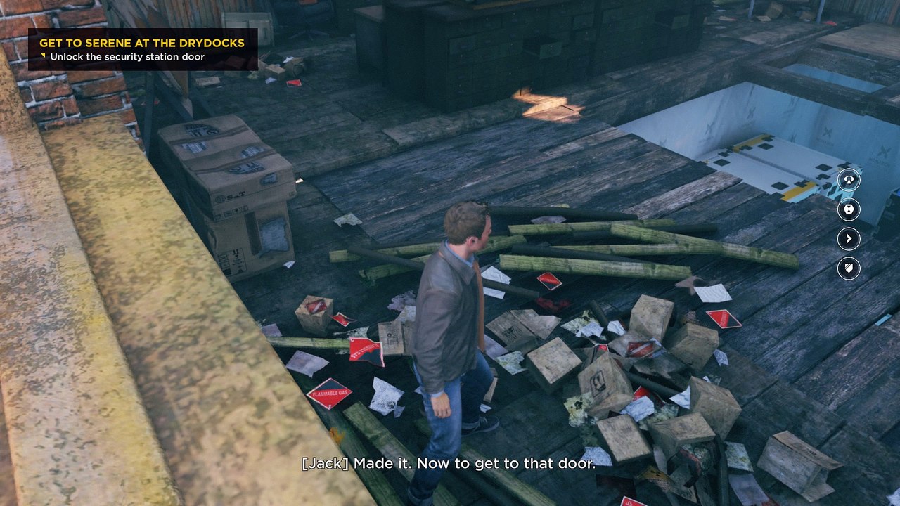 Quantum Break - Industrial Area: Email, Radio Comms & Map to Drydock Narrative Objects, Let Nick In Xbox One
