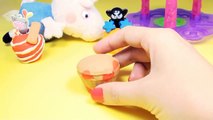 Peppa Pig Play Doh Cupcake Tower Playset Hasbro Toys How to make Playdough Cupcakes Part 7