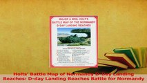 PDF  Holts Battle Map of Normandy DDay Landing Beaches Dday Landing Beaches Battle for Download Full Ebook