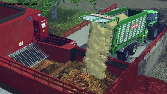 Farming Simulator 15 Compost Process Fendt 724 John Deere 7215R