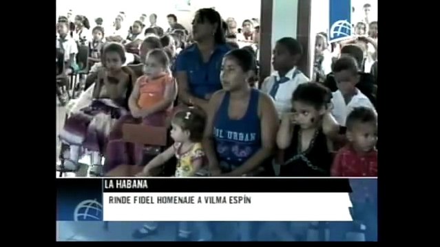 Fidel Castro rinde homenaje a Vilma Espín