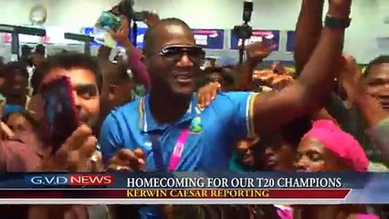 Superb and Lovely Welcome to West Indies Cricket Team After Winning the World Cup in own Country - by Mubarik Academy