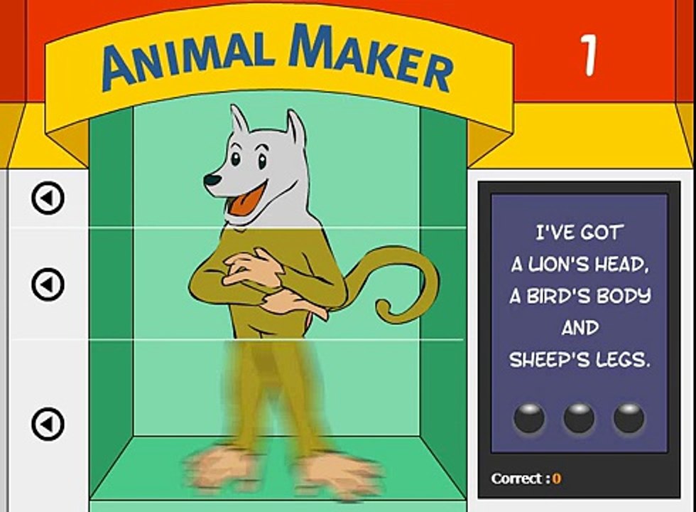 Мультик для детей Создаём животных/Create cartoon animals for kids