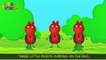 Five Little Spiderman (Peppa Pig) jumping on the Bed (Web) Spiderman Finger Family Nursery