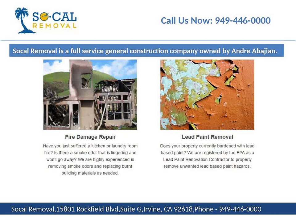 Water damage orange county