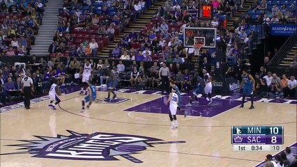 Zach LaVine's Monster Dunk | Timberwolves vs Kings | April 7, 2016 | NBA 2015-16 Season