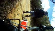 Craig's dirt bike skills on the 42nd Traverse, New Zealand