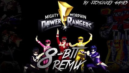 Mighty Morphin' Power Rangers Theme 8-Bit Remix (By JJCmonkey Games)