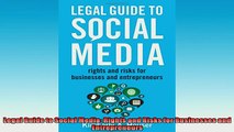READ book  Legal Guide to Social Media Rights and Risks for Businesses and Entrepreneurs  FREE BOOOK ONLINE
