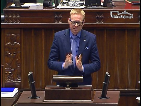 Poseł Michał Stasiński - Wystąpienie z dnia 01 kwietnia 2016 roku.