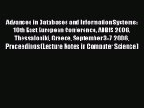 Read Advances in Databases and Information Systems: 10th East European Conference ADBIS 2006