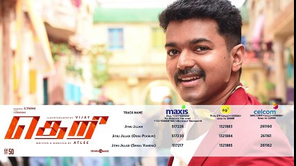 Theri Ringback Tunes for Malaysia _ Vijay, Samantha, Amy Jackson _ Atlee _ G.V.Prakash Kumar