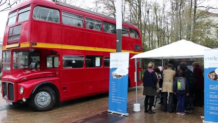 Le DP-Bus du débat public EuropaCity à Tremblay-en-France