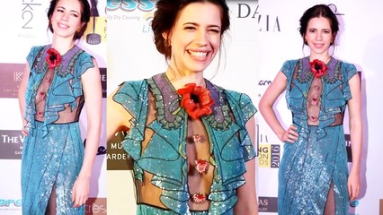 Kalki Koechlin Hot In Transparent Dress