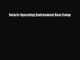 Download Solaris Operating Environment Boot Camp PDF Online