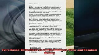 Extra Bases Reflections on Jackie Robinson Race and Baseball History