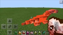 DINOSAURS in MCPE!!! - Jurassic Pocket Mod in 0.13.0 - Minecraft PE (Pocket Edition)