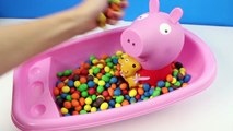 Peppa Pig Bathtime Gumball Bath Surprise Toys Juguetes de Peppa Pig Part 3
