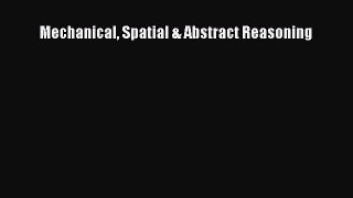 [PDF] Mechanical Spatial & Abstract Reasoning [Read] Online