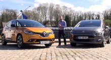 Nouveau Renault Scenic 4 vs. Citroën C4 Picasso : le premier comparatif vidéo [DESIGN, HABITACLE, INTERIEUR]