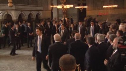 Başbakan Davutoğlu 'Aşk-I Nebi Ayasofya' Sergisini Açılışını Yaptı