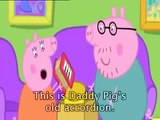 Peppa Pig Cartoon Musical Instruments with subtitle