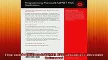 FREE PDF  Programming Microsoft ASPNET MVC 3rd Edition Developer Reference  FREE BOOOK ONLINE