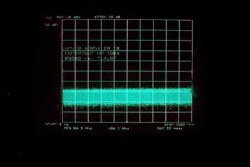 HP 85662A CRT restoration test series, July 1-July 29 2006